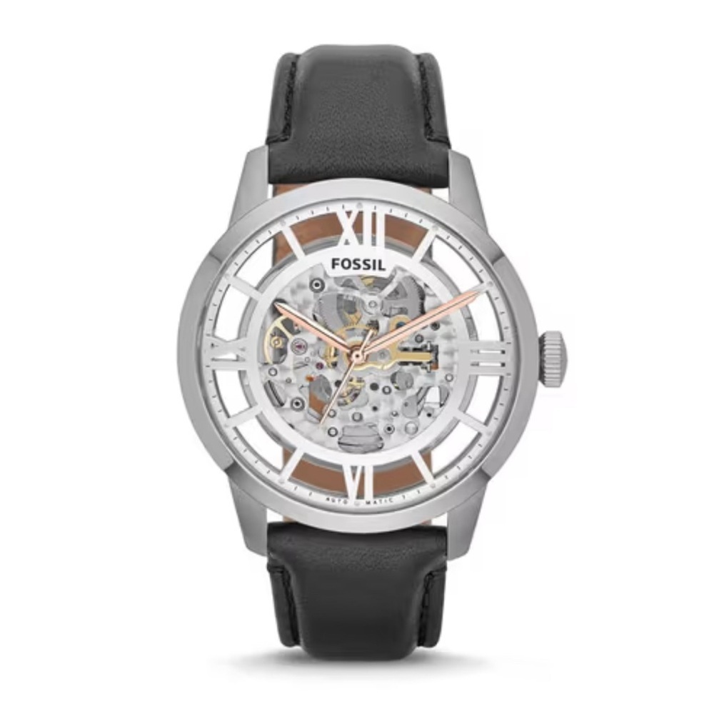 Fossil Men's Skeleton Dial Gents Fossil Townsman … - image 1